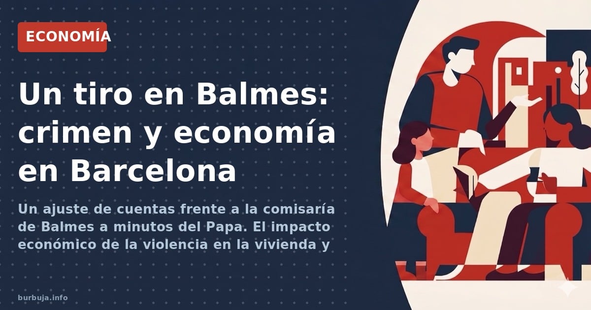 Un ajuste de cuentas frente a la comisaría de Balmes a minutos del Papa. El impacto económico de la violencia en la vivienda 