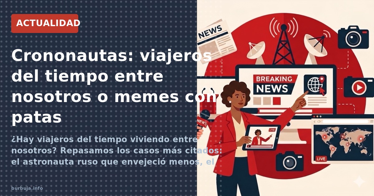 ¿Hay viajeros del tiempo viviendo entre nosotros? Repasamos los casos más citados: el astronauta ruso que envejeció menos, el