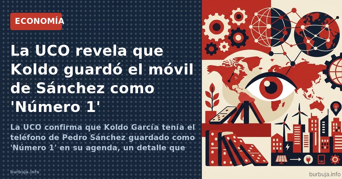 La UCO confirma que Koldo García tenía el teléfono de Pedro Sánchez guardado como 'Número 1' en su agenda, un detalle que rec