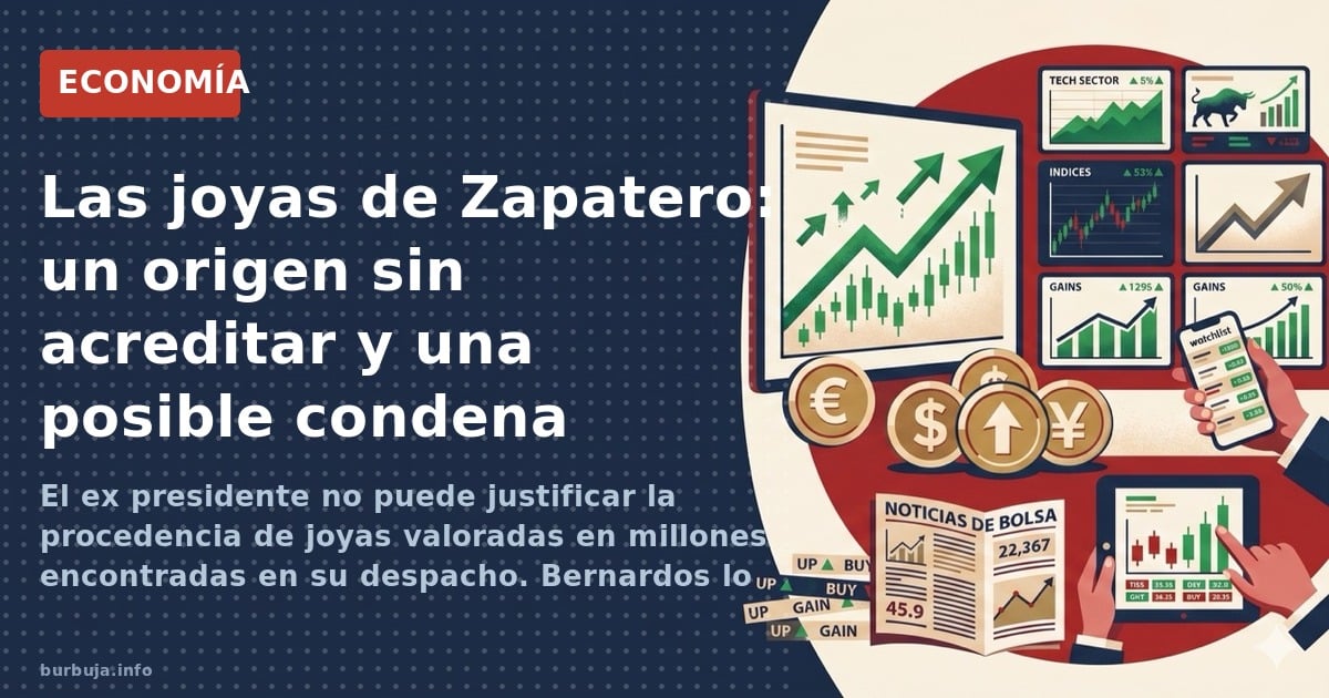 Lote de joyas de alto valor halladas en el despacho de José Luis Rodríguez Zapatero