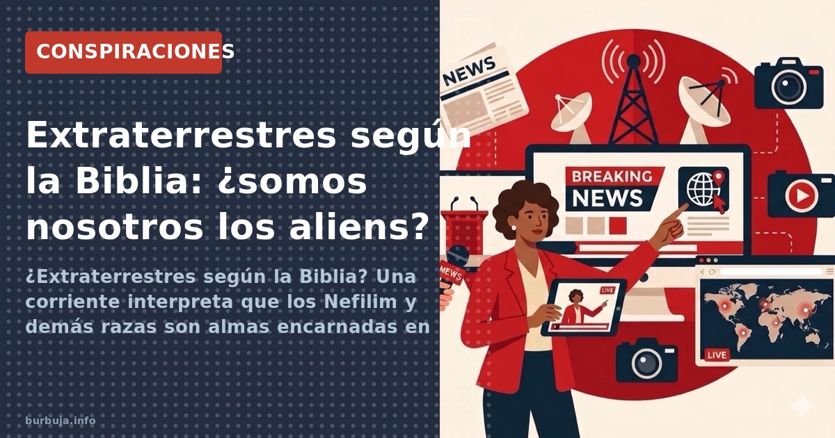 ¿Extraterrestres según la Biblia? Una corriente interpreta que los Nefilim y demás razas son almas encarnadas en humanos. El 