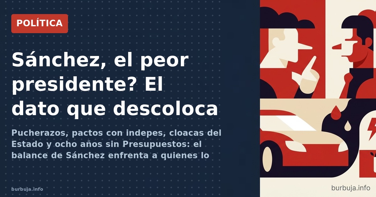 Pucherazos, pactos con indepes, cloacas del Estado y ocho años sin Presupuestos: el balance de Sánchez enfrenta a quienes lo 