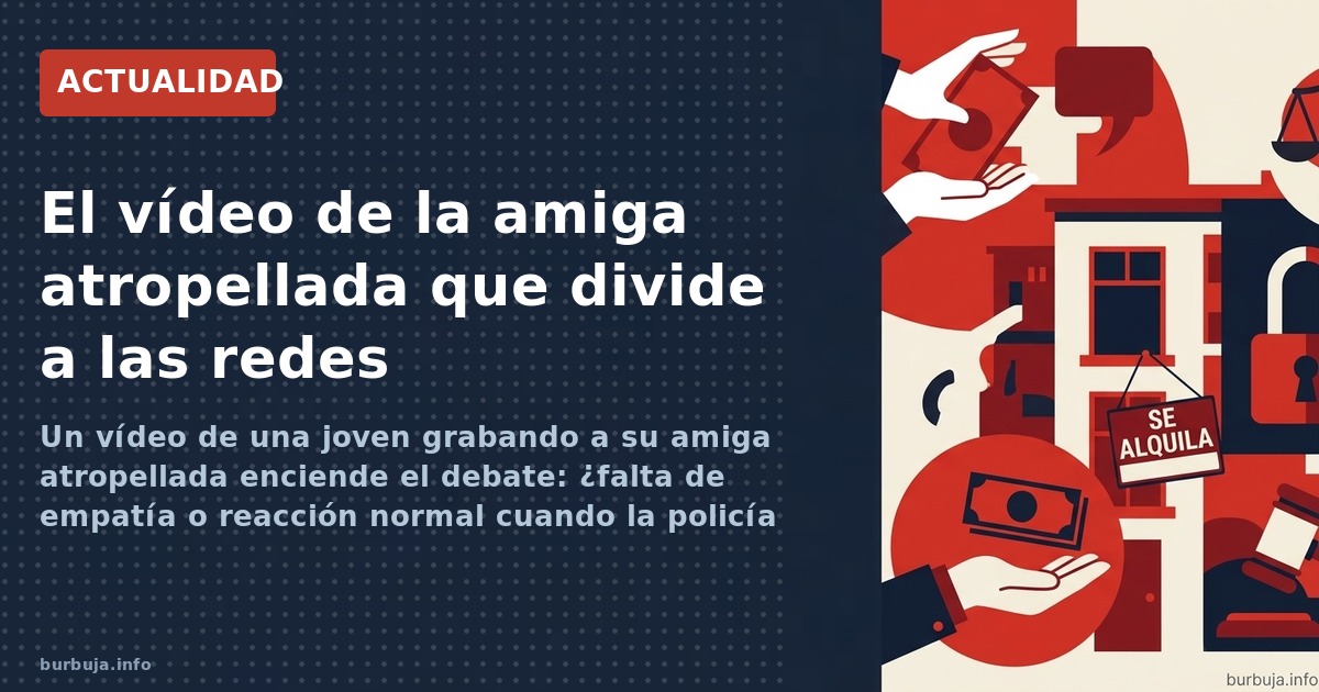Una joven graba un story mientras su amiga es atropellada. El vídeo de TikTok desata un debate sobre narcisismo, empatía y la