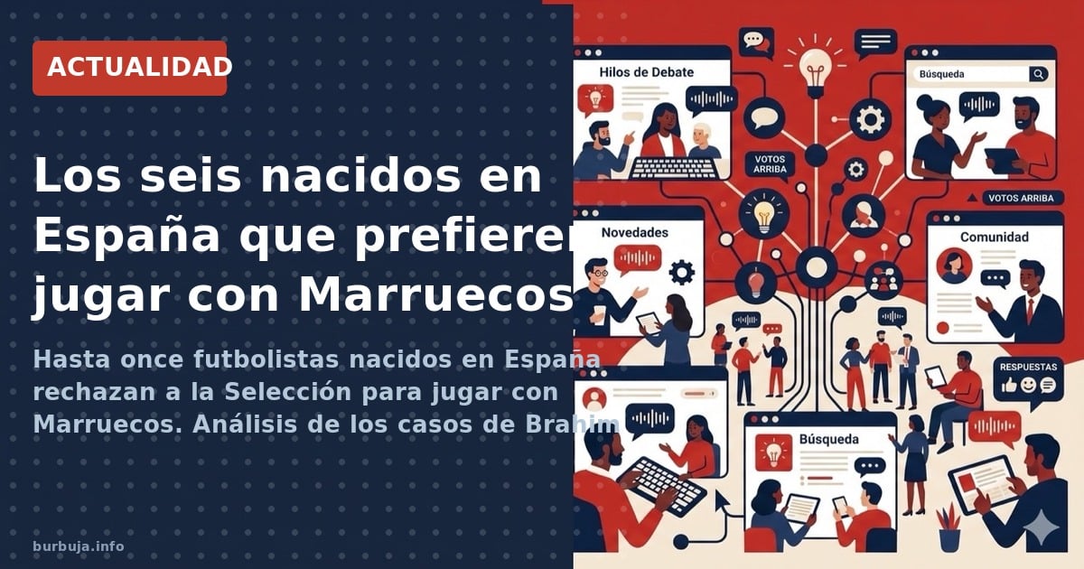 Hasta once futbolistas nacidos en España rechazan a la Selección para jugar con Marruecos. Análisis de los casos de Brahim Dí
