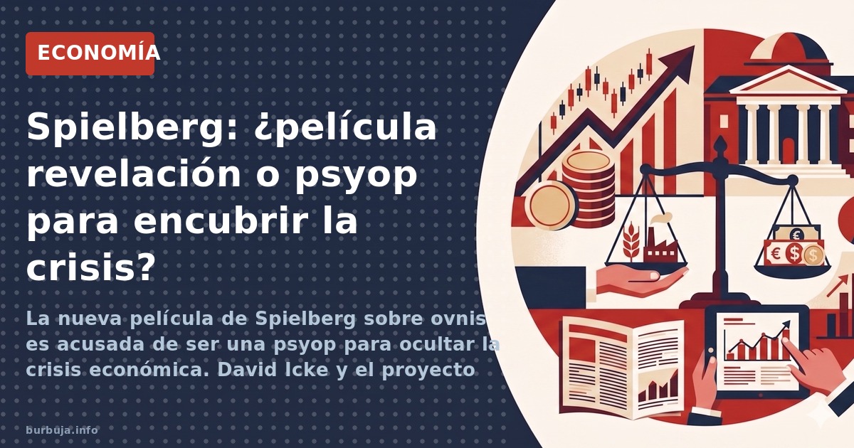 La nueva película de Spielberg sobre ovnis es acusada de ser una psyop para ocultar la crisis económica. David Icke y el proy