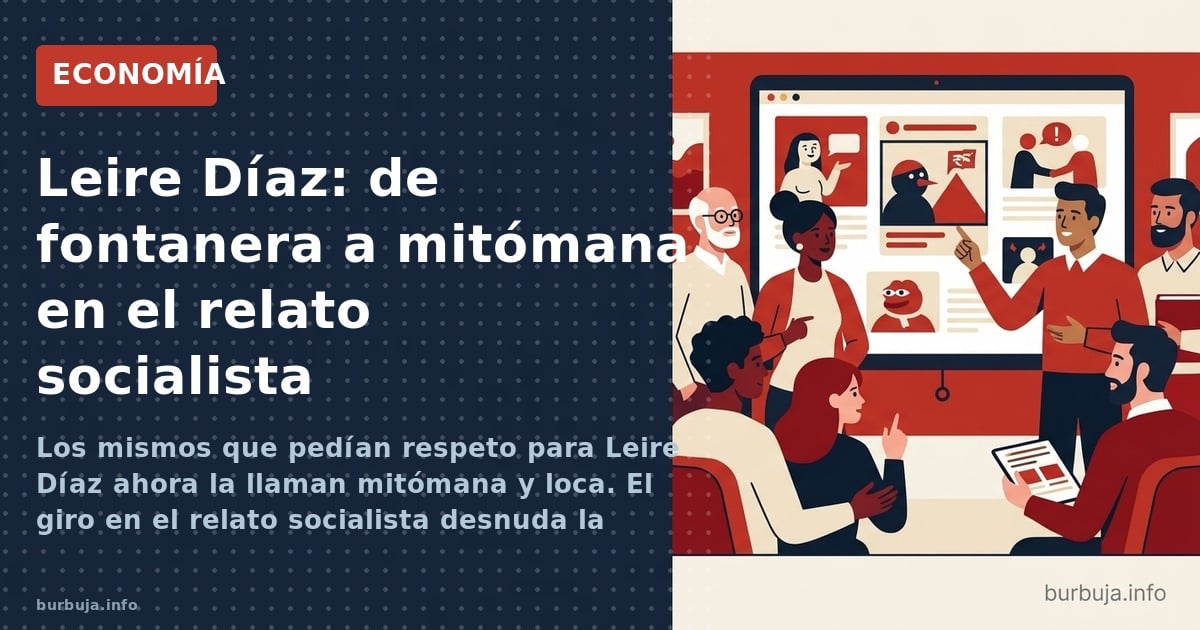 Los mismos que pedían respeto para Leire Díaz ahora la llaman mitómana y loca. El giro en el relato socialista desnuda la gue