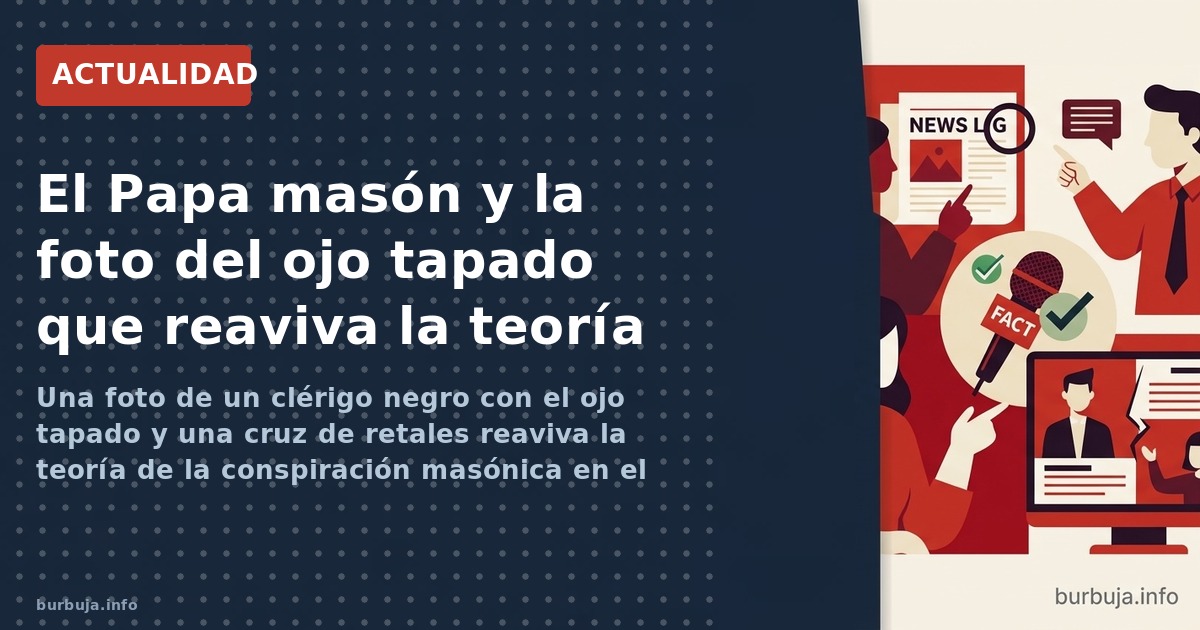 Una foto del Vaticano desata teorías conspirativas: ojo tapado, cruz de retales y cardenalada. ¿Qué hay de cierto?