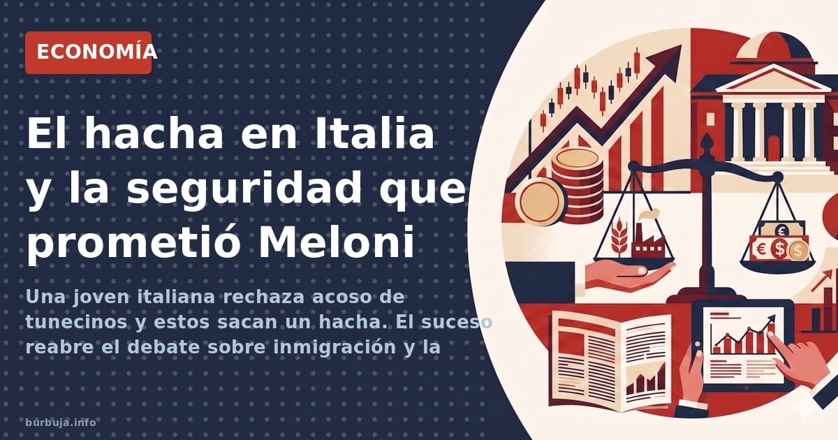 Una joven italiana rechaza acoso de tunecinos y estos sacan un hacha. El suceso reabre el debate sobre inmigración y la prome
