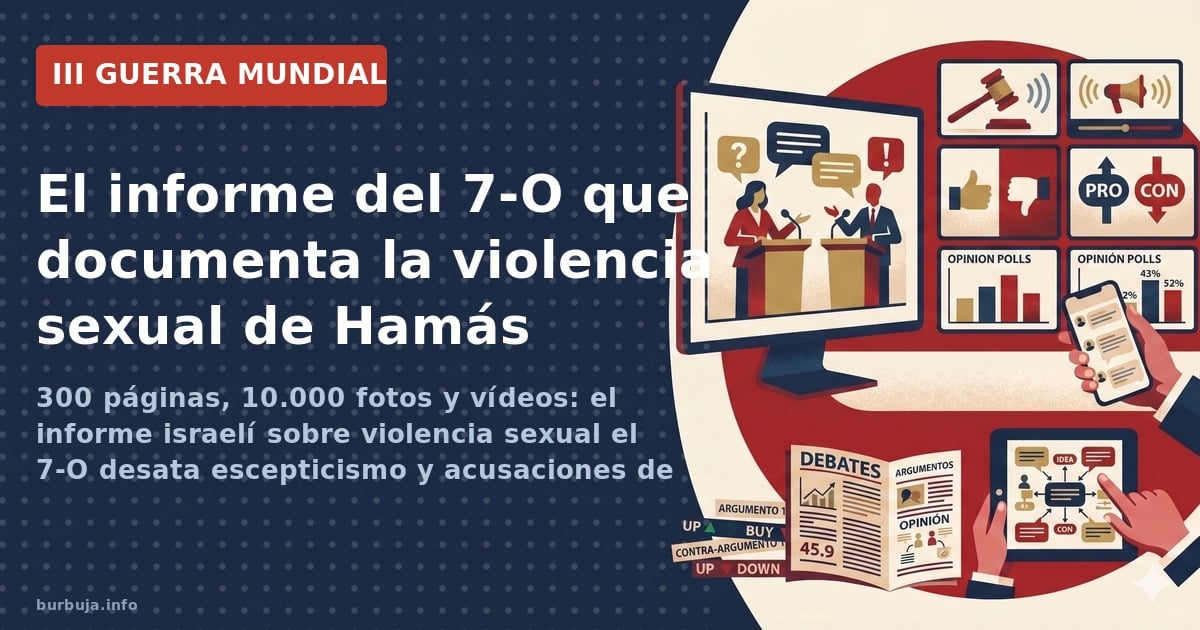El informe de 300 páginas sobre violencia sexual en el 7-O documenta violaciones sistemáticas pero reaviva el escepticismo me