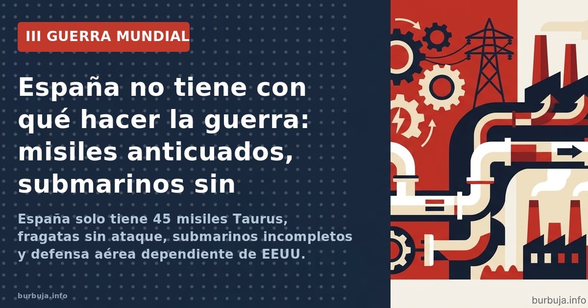 España no tiene con qué hacer la guerra: diagnóstico de sus carencias militares