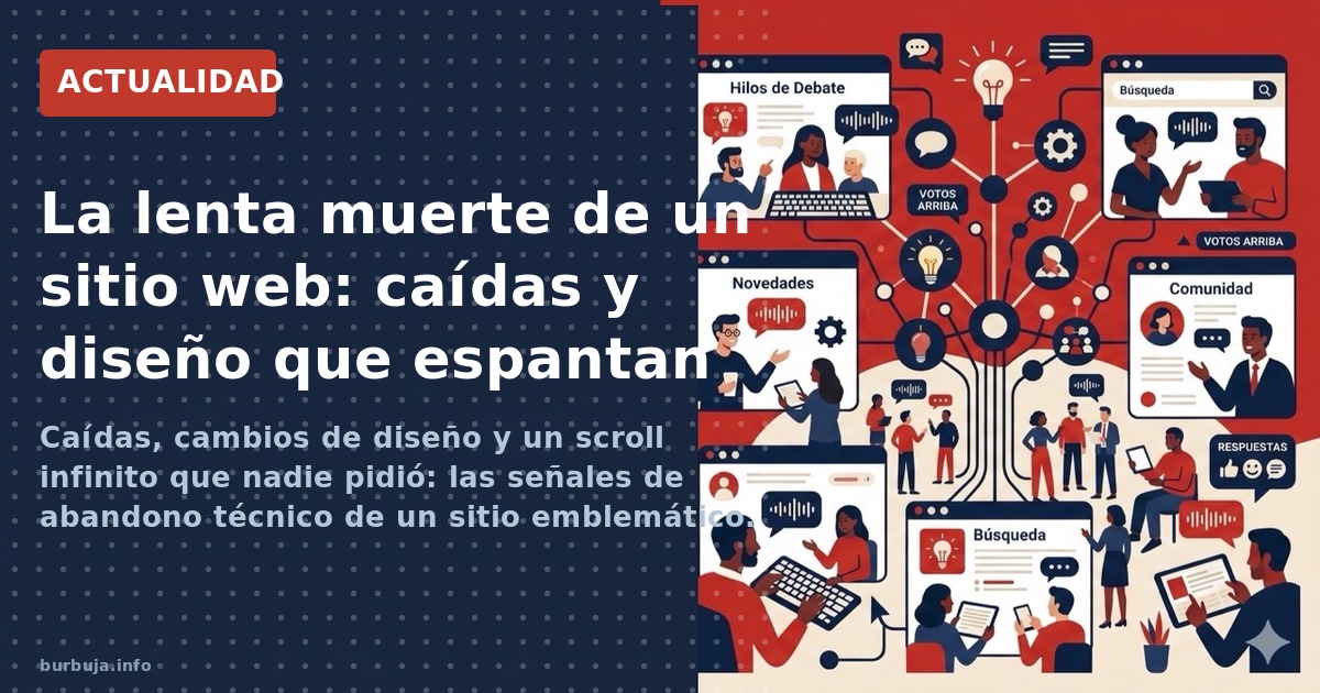 La degradación técnica de los foros clásicos: hosting precario, parches chapuceros y la resignación de unos usuarios que ya n