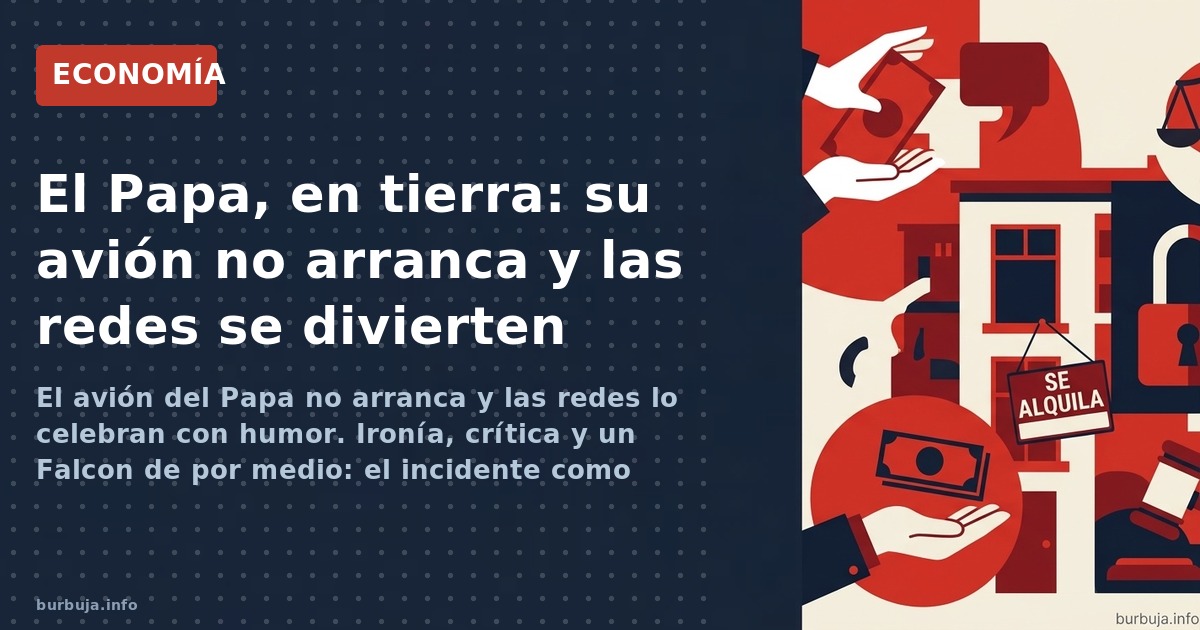 El avión del Papa no arranca en Canarias. El Falcon de Sánchez, posible solución. ¿Cuánto cuesta el ridículo institucional?