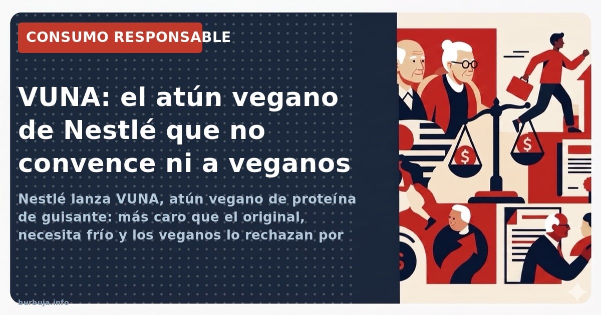 VUNA: el sucedáneo de atún que divide a veganos y carnívoros