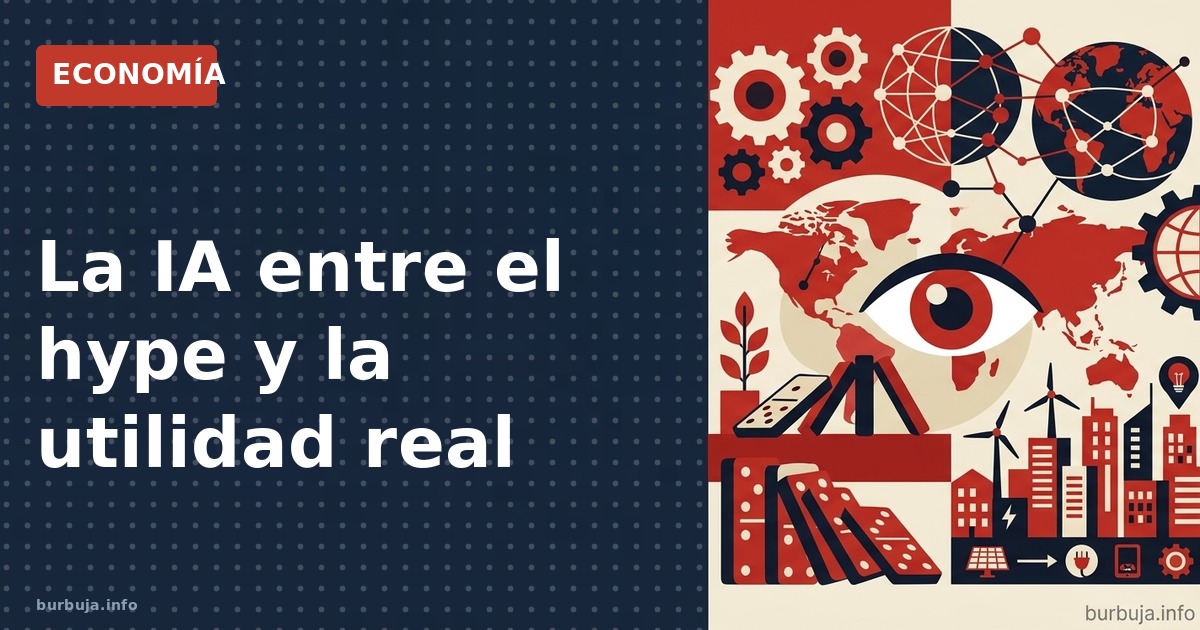 Escepticismo frente a uso real: la inteligencia artificial, ¿burbuja a punto de estallar o herramienta consolidada? El debate