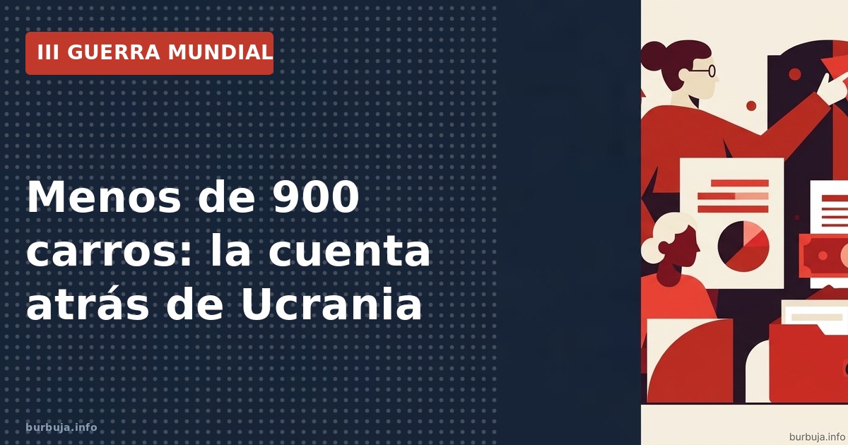 Menos de 900 carros de combate le quedarían a Ucrania, según unas fuentes; otras hablan de blindados superiores. El debate so