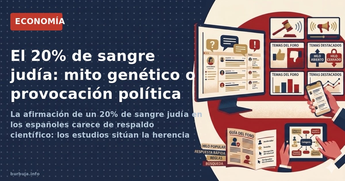 David Jiménez Blanco afirma que los españoles tenemos un 20% de sangre judía. Analizamos la evidencia genética e histórica qu