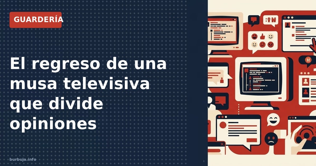 Una antigua figura televisiva reaparece y desata el habitual carrusel de comentarios sobre su apariencia. Nostalgia, crudeza 
