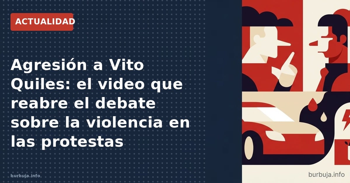 Agresión a Vito Quiles: el vídeo que divide