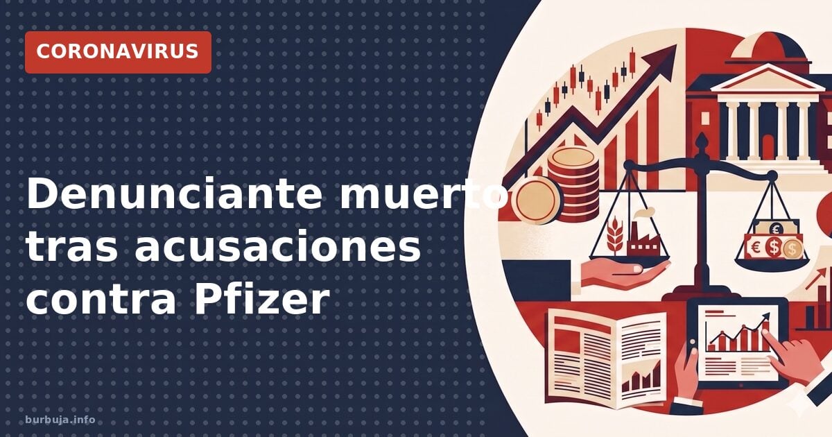 ¿Suicidio o mensaje? El denunciante de Pfizer que acusó de fraude