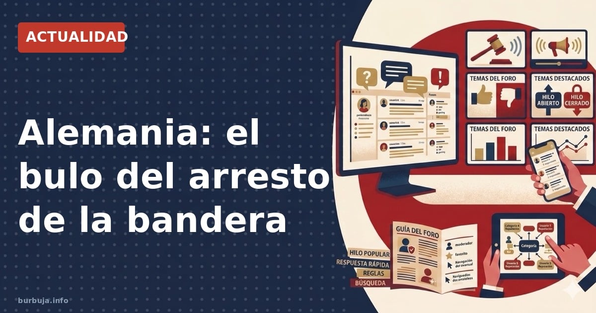 El falso arresto de un turista por la bandera alemana