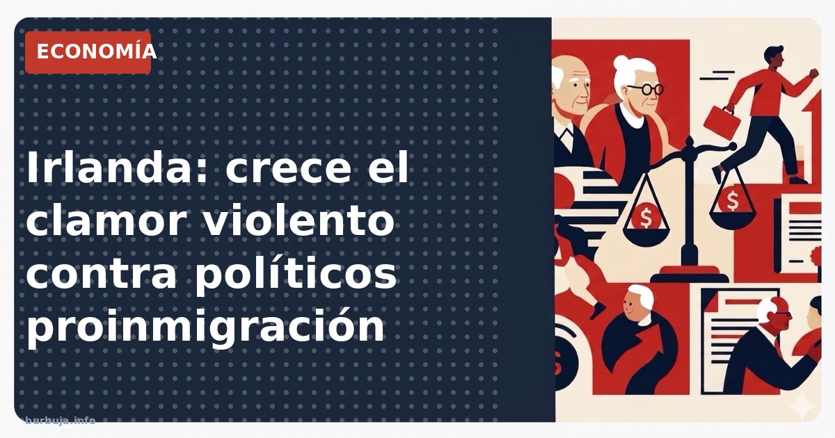 La crisis de vivienda y servicios en Irlanda enciende el debate: amenazas verbales contra políticos proinmigración. ¿Escalará