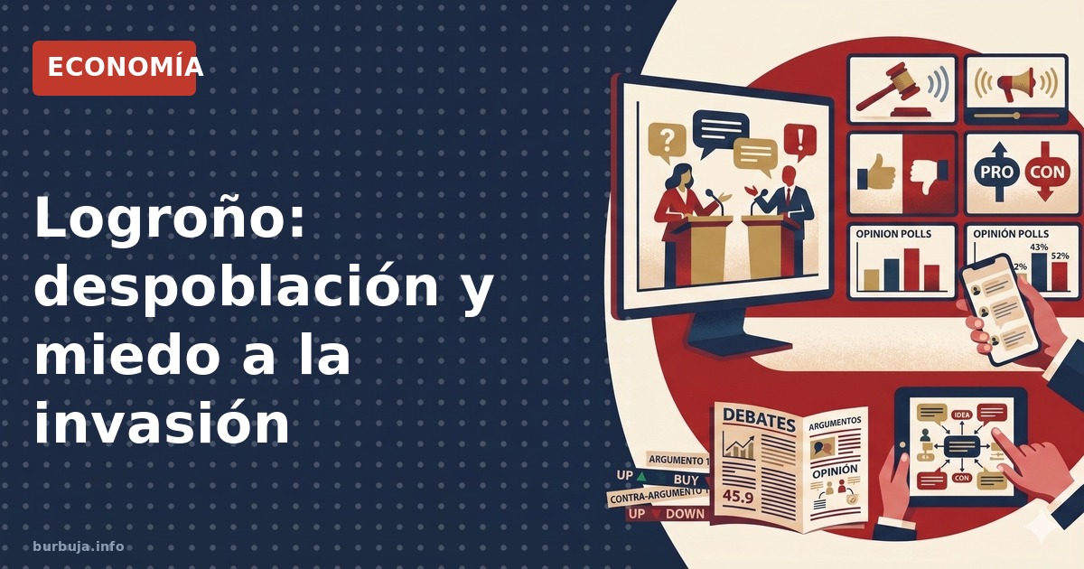 Un debate en Logroño eleva el miedo a la inmigración: 3.000 pueblos invadidos, llamadas a la violencia y críticas a la democr