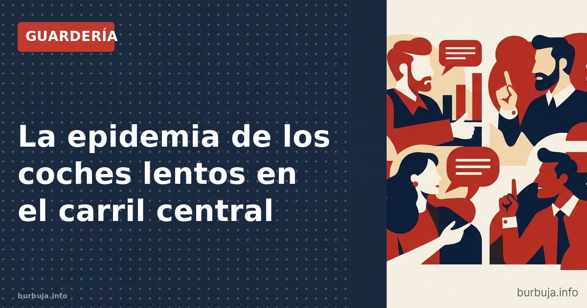 Carril central a 100 km/h: conductores que nunca se apartan. La normativa exige circular por la derecha, pero se incumple. ¿E