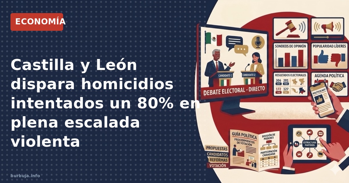 Los homicidios en grado de tentativa crecen un 80% en Castilla y León mientras caen un 7% en el resto de España. ¿Están las p