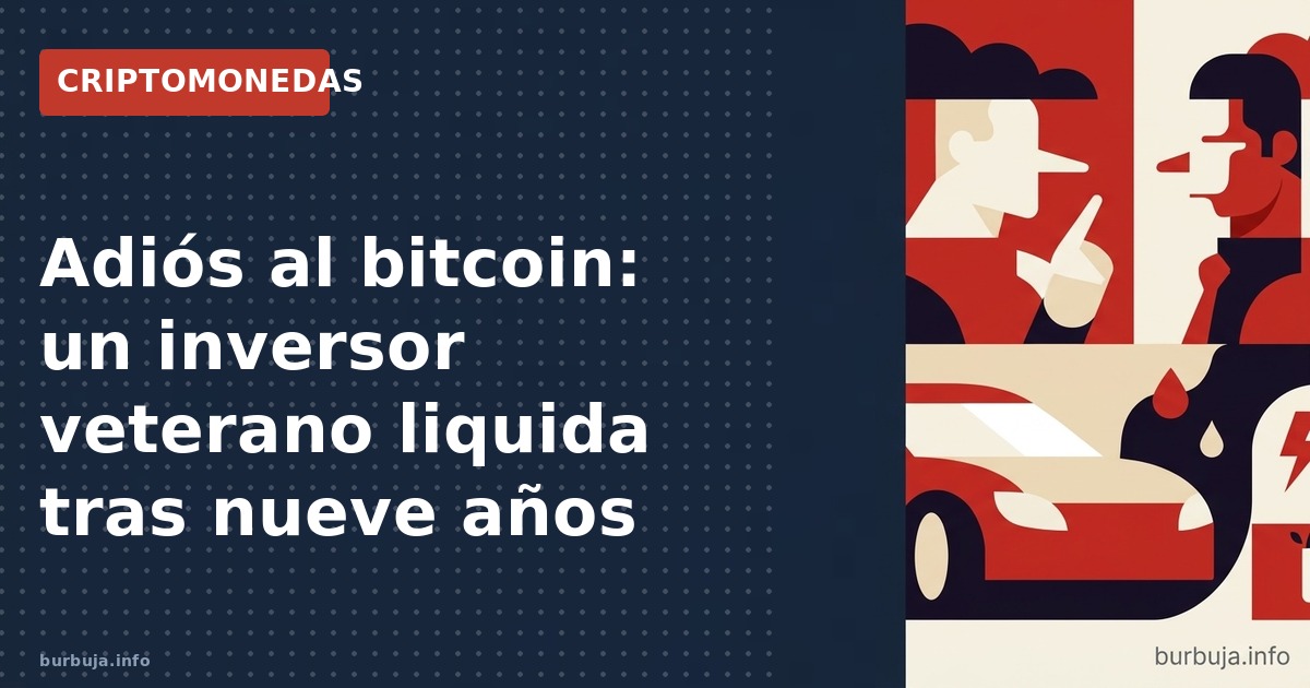 Un inversor que multiplicó su capital 30 veces desde 2017 deja las criptos. La rentabilidad desde 2021 es solo del 20% y la r