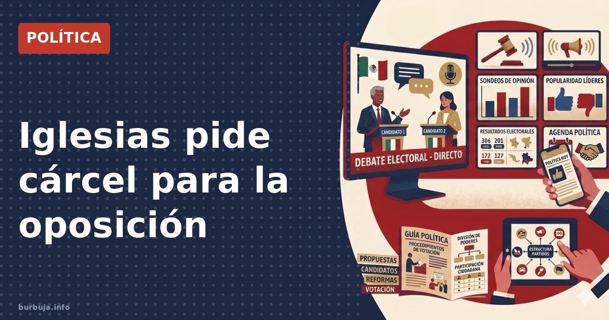 Pablo Iglesias: ¿cárcel para la oposición? El vídeo que lo cambia todo