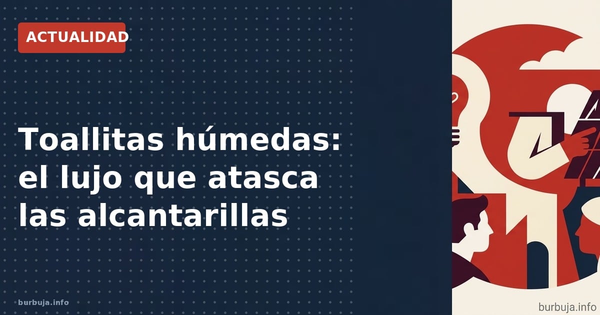 60 bolsas de toallitas por semana: la prueba del colapso