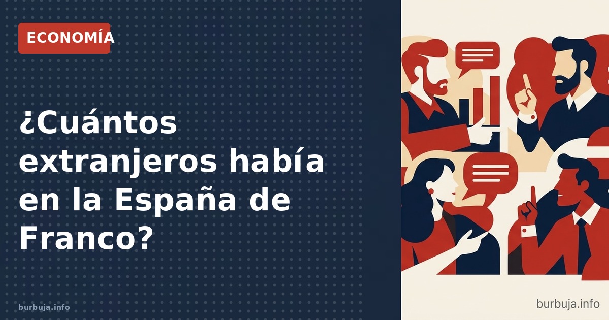 Solo 165.000 extranjeros en 1975, ¿qué cambió?