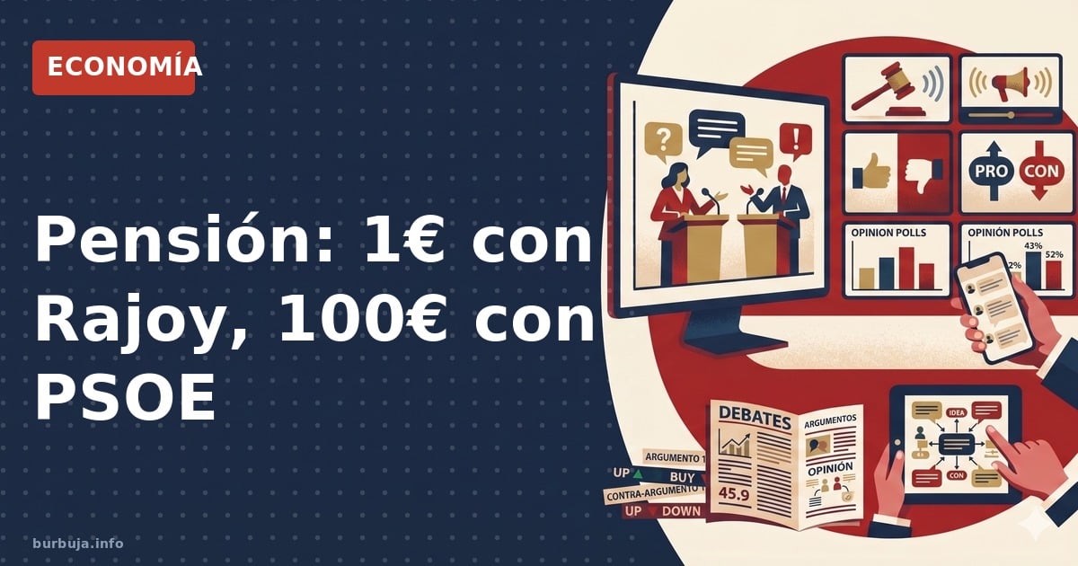 La pensión que sube 100 euros pero pierde contra la inflación