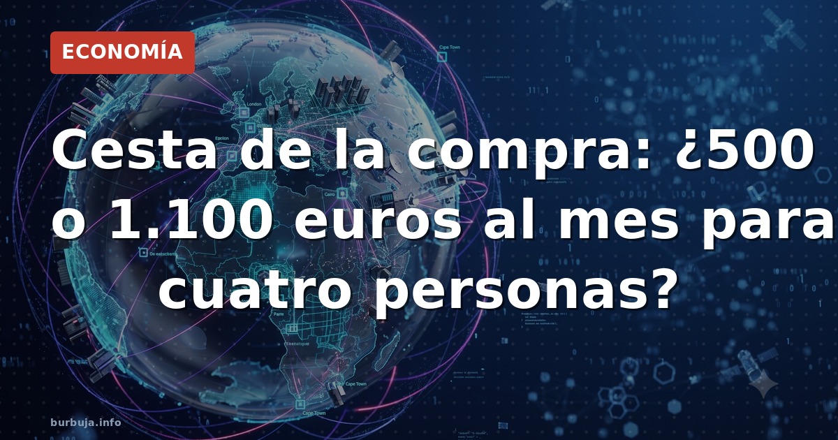 ¿Cuánto gastas al mes en comida? La horquilla real