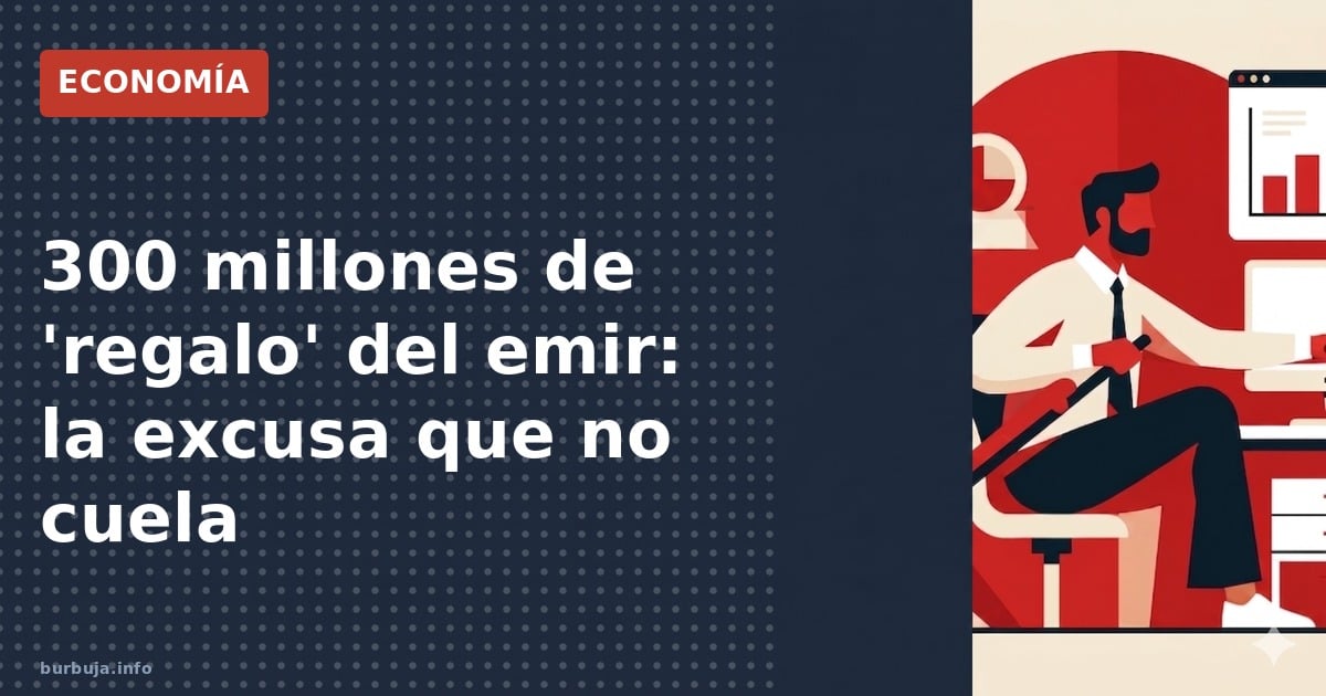300 millones en un baúl: la excusa del regalo del Emir