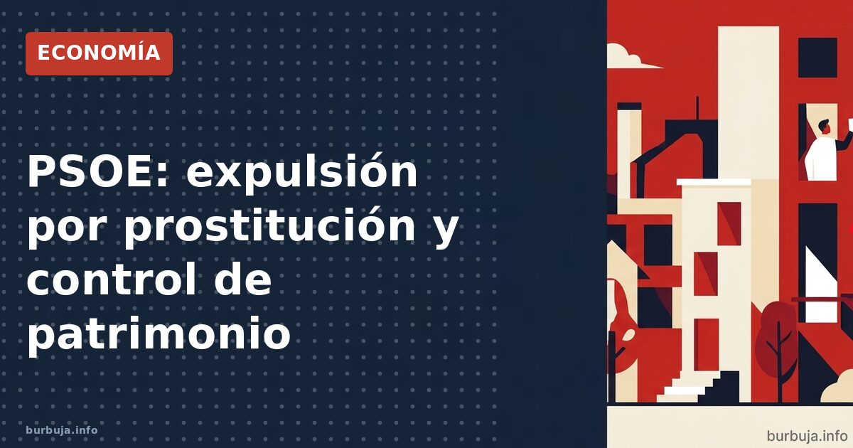 PSOE: expulsión por consumir prostitución