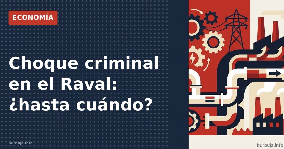 Caos en El Raval: guerra de narcos a plena luz