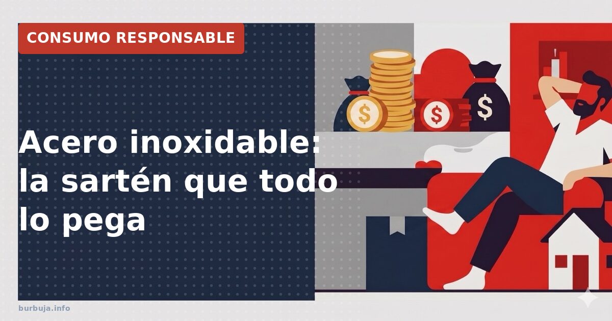 La cruda verdad sobre las sartenes de acero