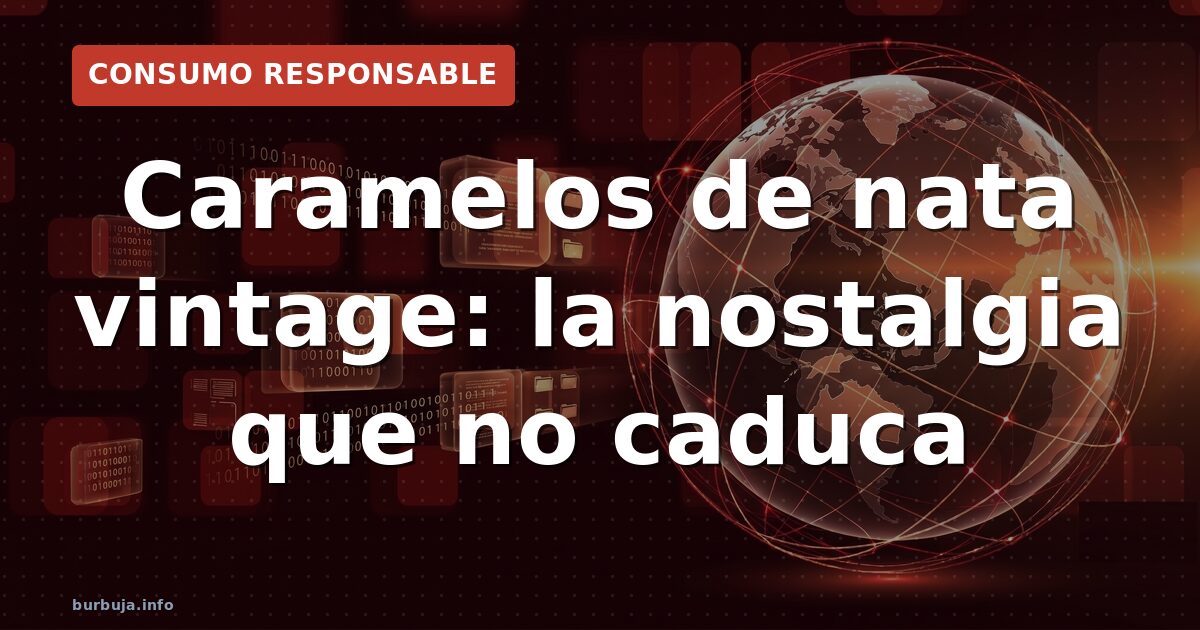La nostalgia por los caramelos de nata de los 80