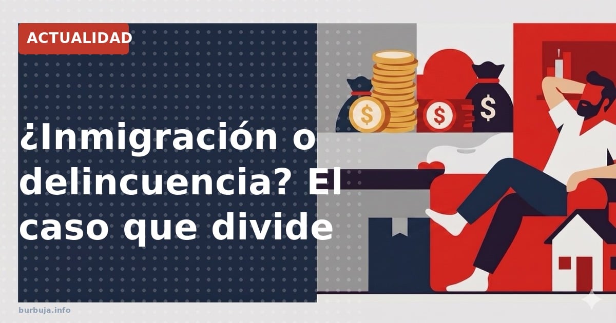 ¿Inmigración o delincuencia? El caso que divide