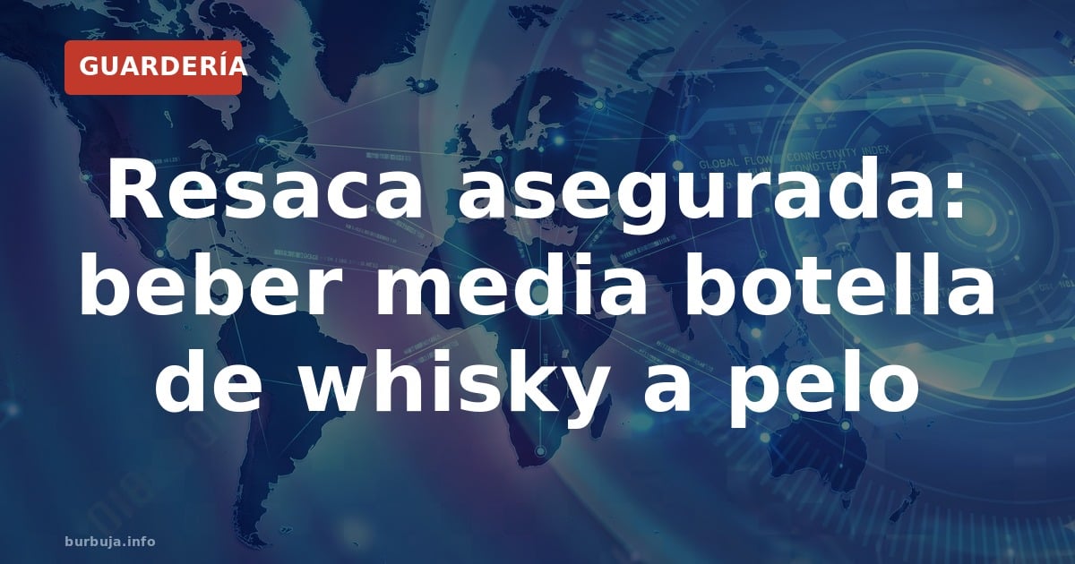 Whisky a palo seco y resaca al volante del curro