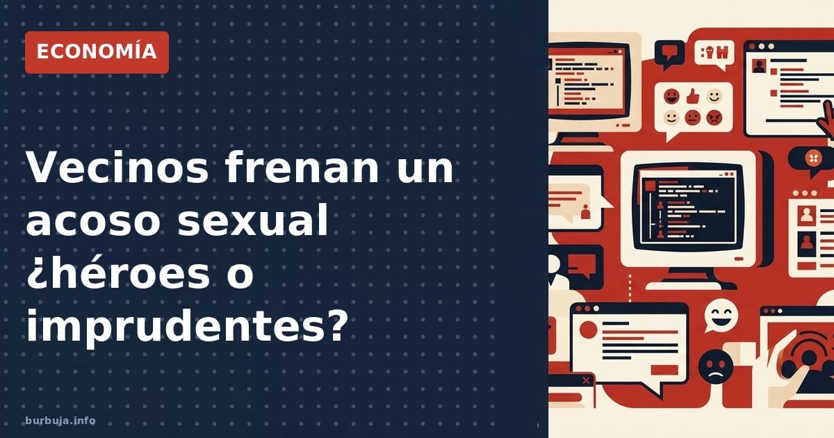 Vecinos frenan un acoso sexual ¿héroes o imprudentes?