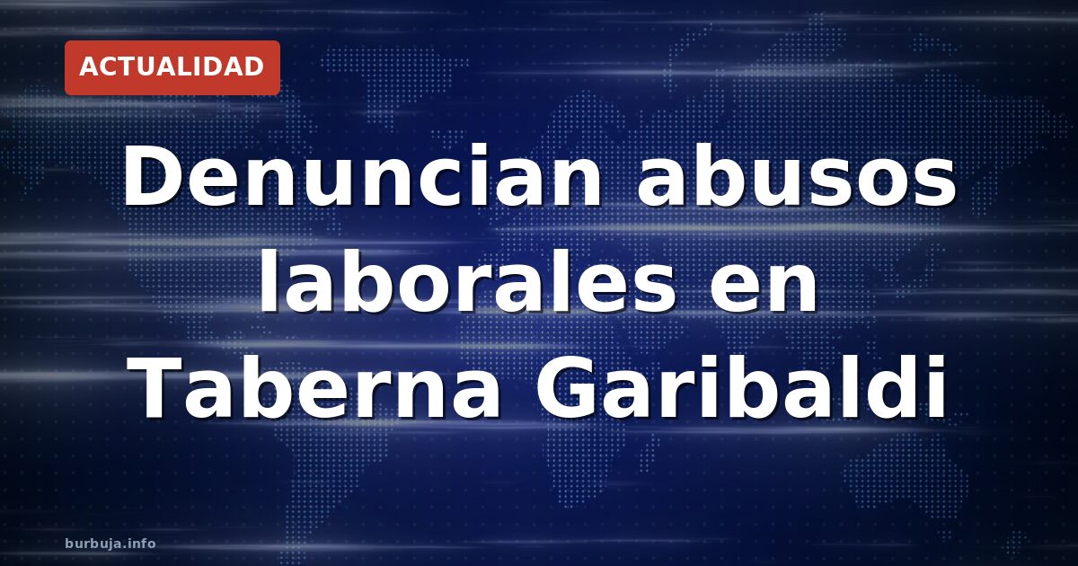 Un año de reivindicaciones en la Taberna Garibaldi