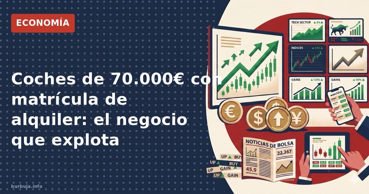 Coches de 70.000€ con matrícula de alquiler: el negocio que explota
