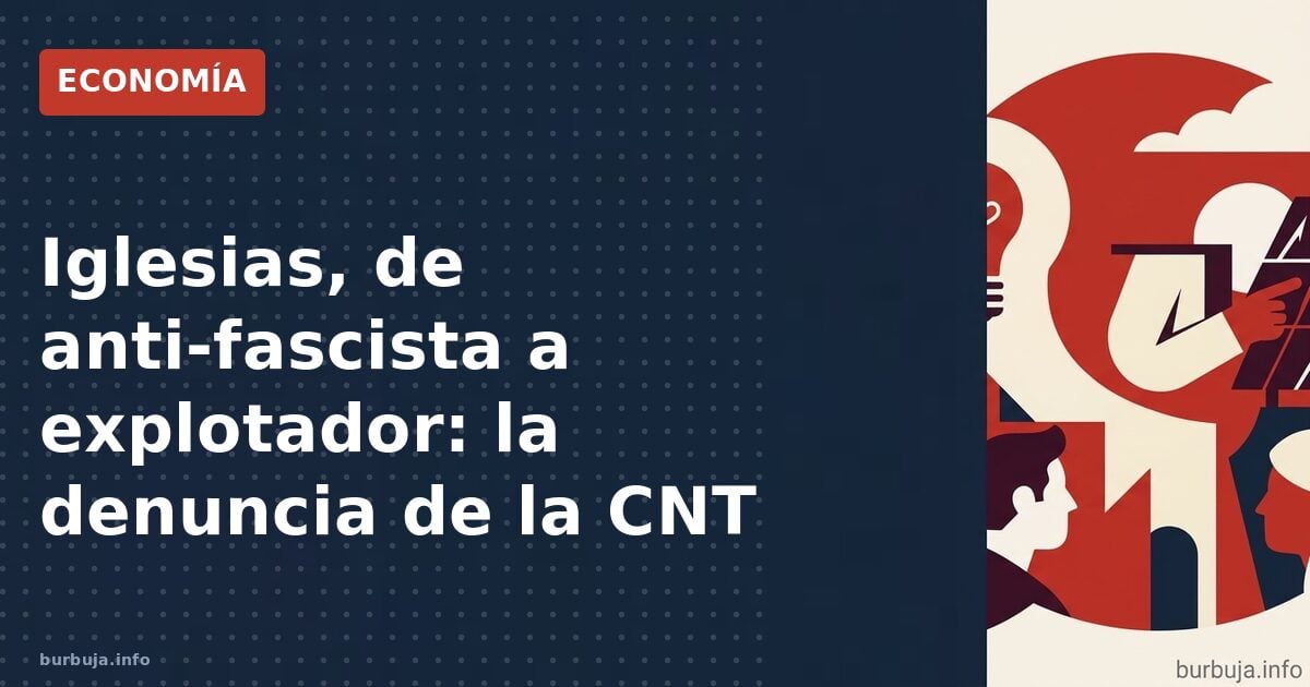 Pablo Iglesias: denuncia laboral en su bar antifascista