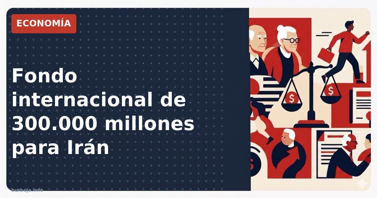 Fondo internacional de 300.000 millones para Irán