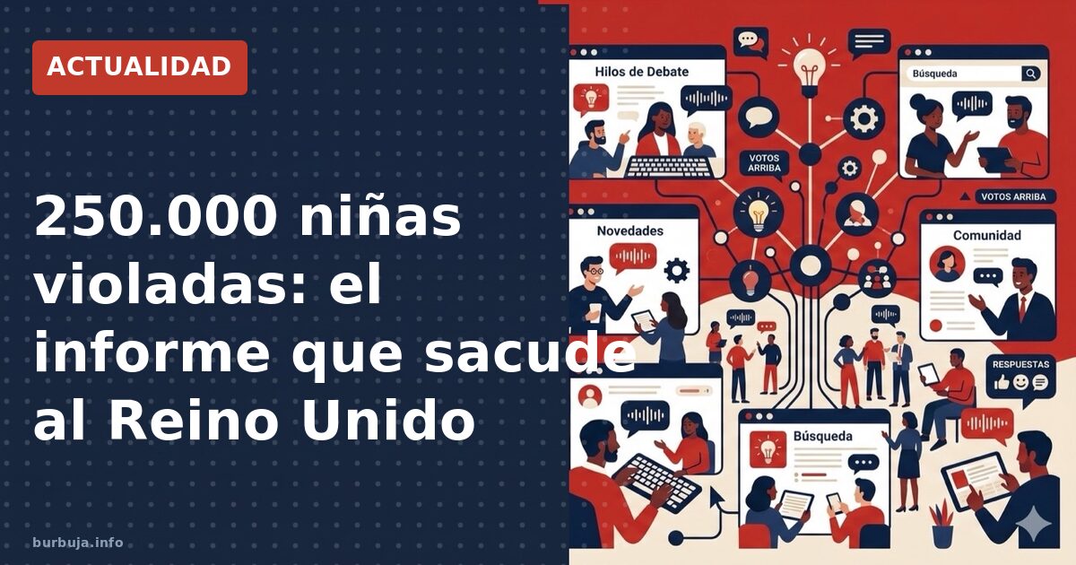 250.000 niñas violadas en Reino Unido: el informe que agita el debate