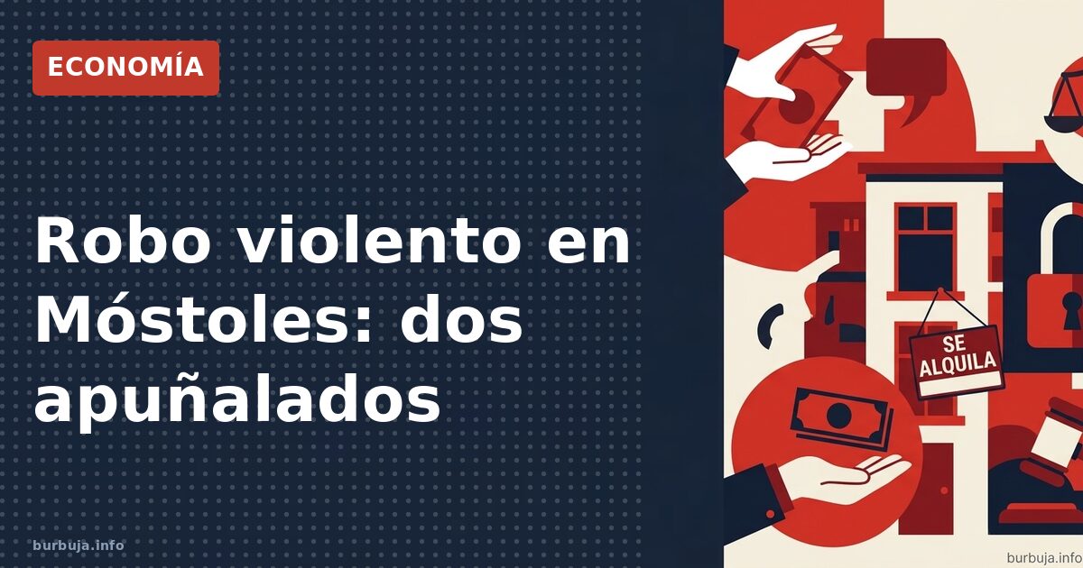 Robo violento con móviles: dos apuñalados en Madrid