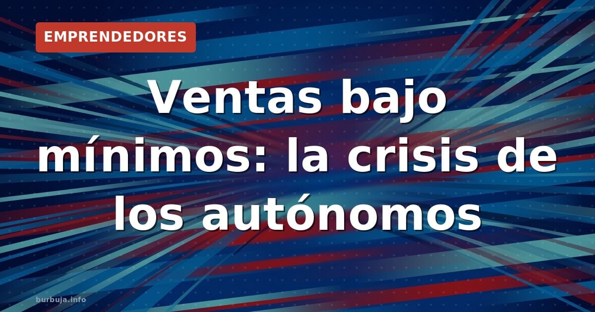 Pymes en crisis: ventas bajo mínimos