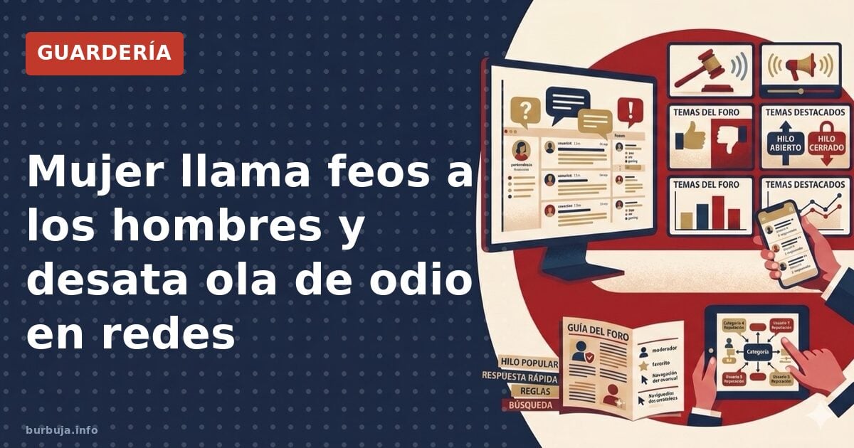 La reacción misógina a una mujer que critica a los hombres
